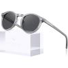 3. Transparent Grey Frame Grey Lens