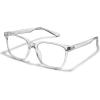 B: Transparent Frame Blue Light Glasses