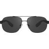 imageCARFIA Classic Metal Mens Sunglasses Polarized Sunglasses UV Protection CA5377Matte Black Frame Grey Lens