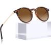 1. Brown Tortoiseshell Frame + Gradient Brown Lens