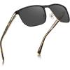 3. Black Tortoise Frame + Grey Lens