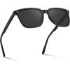 3. Matte Black Frame Grey Lenses