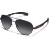 3.black Frame Gradient Grey Lens
