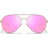 4. Gold Frame + Pink & Purple Mirror