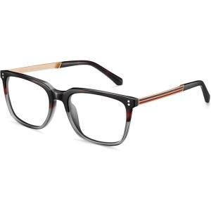 CARFIA Acetate Frame Blue Light Blocking Glasses for Women Small Face – Filter Blue Ray Computer Game Glasses CA5354(Two-tones Frame)