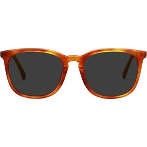 CARFIA Big Fashion Polarized Women’s Sunglasses UV Protection Outdoor Driving Eyewear CA5358(Brown Frame Grey Lens)