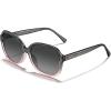 3. Pink Gray Frame Gray Gradient Lens