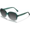 8-1. Clear Green Frame Gray Gradient Lens