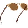6. Clear Brown Frame Brown Lens