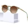 8. Flower Brown Gradient Lens