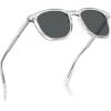 2. Transparent Frame Grey Lens