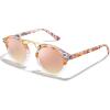 8-5. Pink White Tortoise Frame Pink Mirrored