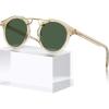 1-1. Clear Yellow Frame Green Lens