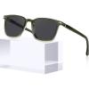 C. Green + Clear Yellow Frame Gray Lenses