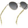 D: Checkered Frame / Grey Gradient Lens