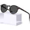 7. Tortoise Frame Grey Lens
