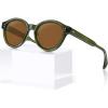 1. Transparent Green Frame Brown Lens